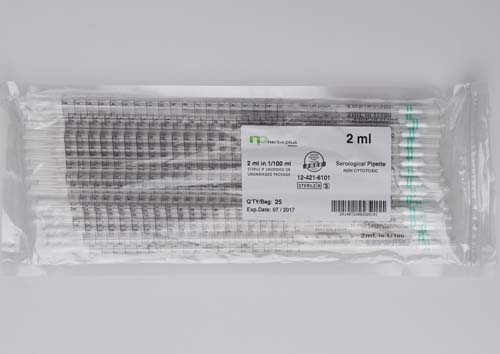 プラスチックピペット 2ml グリーン 滅菌済み