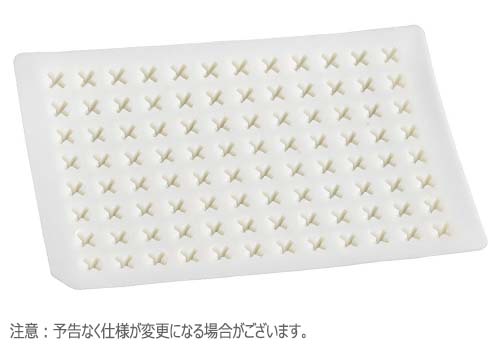 キャップマット 96well 角穴用 ピアス式
