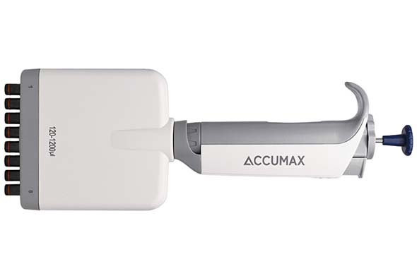 Accumax FABマニュアルピペット　8チャンネル　120-1200uL