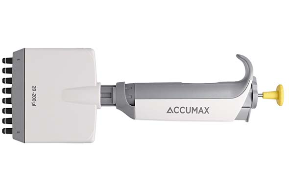 Accumax FABマニュアルピペット　8チャンネル　20-200uL