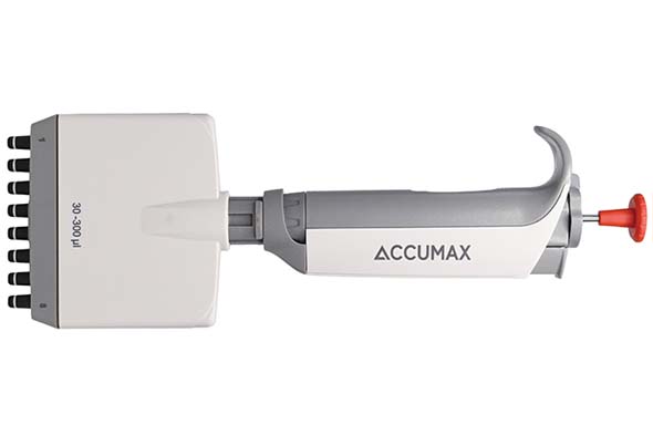Accumax FABマニュアルピペット　8チャンネル　30-300uL