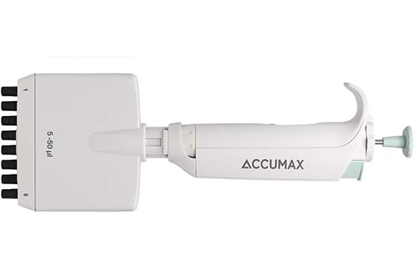 Accumax FAB LFマニュアルピペット　8チャンネル　5-50uL