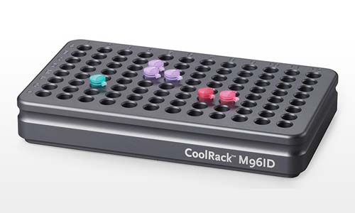 CoolRack M96ID 1.5ml/2mlx96本 ウェル識別番号有 グレー