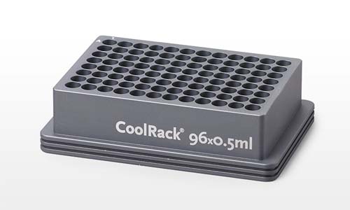 CoolRack 96 2Dサンプル保存チューブ 0.5mlx96本 グレー