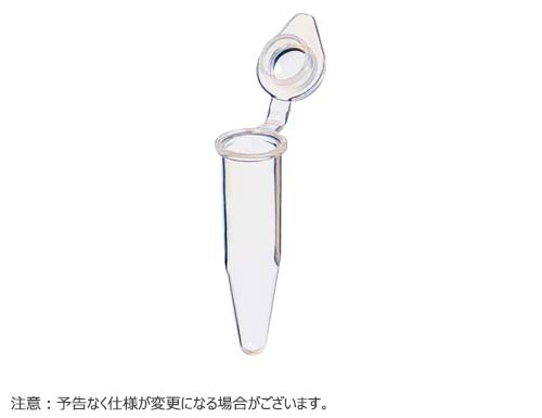 0.5mL PCR シングルチューブ ドームキャップ付 クリア