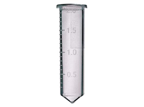 マイクロチューブ キャップレス 2.0mL 目盛付 クリア