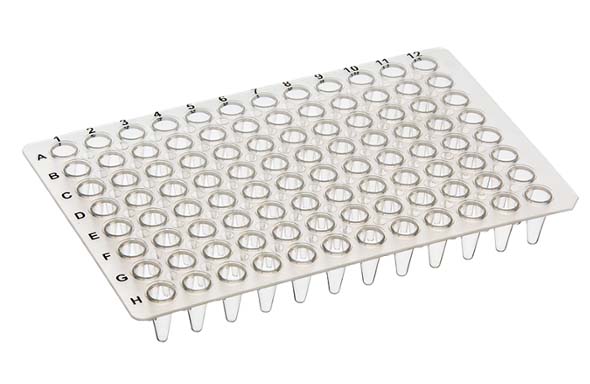 96ウェル PCRプレート ロープロファイル クリア