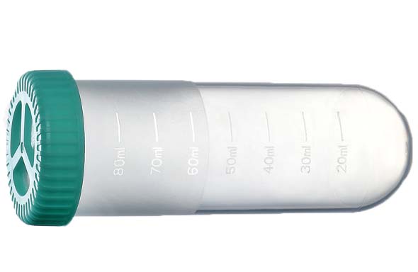 バイオリアクションチューブ 丸底 100mL PP