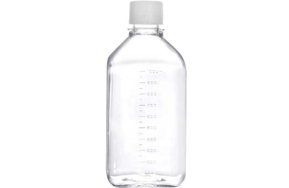 角形保存ボトル 1000mL PETG 滅菌