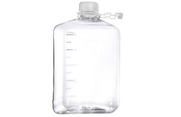 角形保存ボトル 5000mL PETG 滅菌