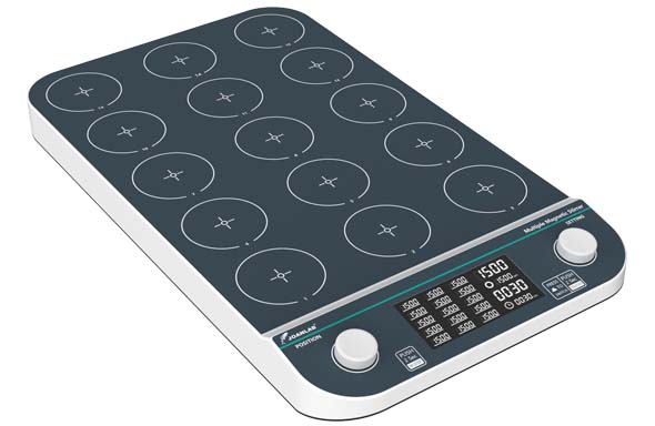 MMS15Maxマグネチックスターラ 15ポート 500mLx15