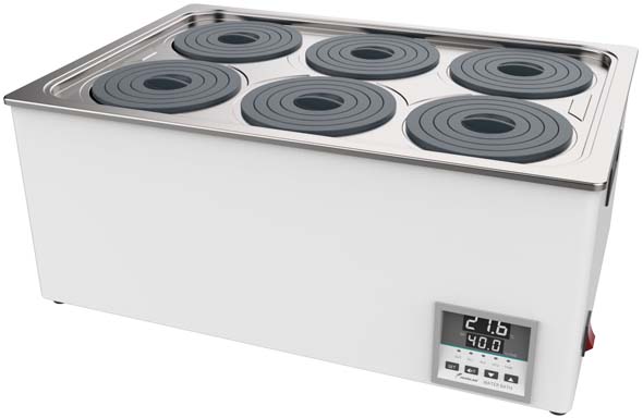 WB100-6Fウォーターバス 6チャンバー 空焚防止機能