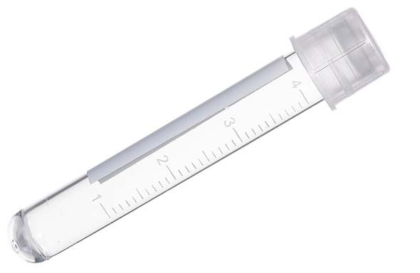 2ポジションチューブ 5mL, 12 x 75mm PS キャップ付 滅菌済