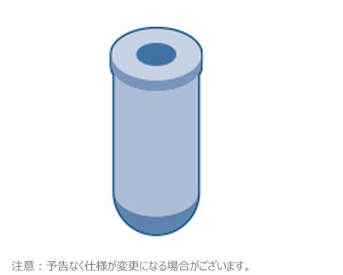 ラバーアダプター 10/15ml ガラスチューブ用