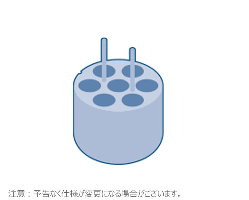 アダプター 7x25/30ml チューブ 自立型用