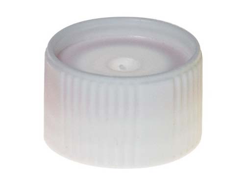 CAP WITH 0-RING SEAL WHITE