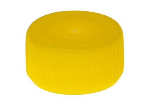 FLAT CAP WITH LIP SEAL YELLOW