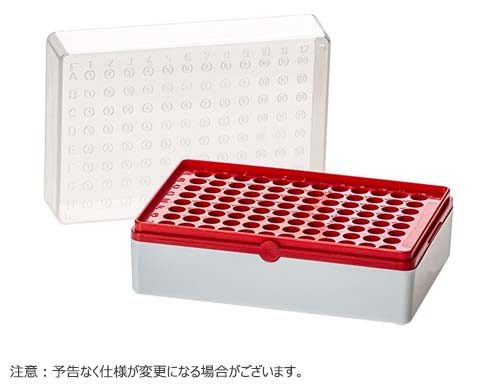 BIOTUBE(TM)チューブ保存ボックス レッド