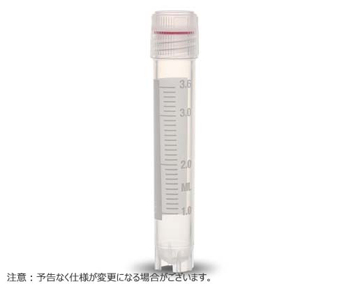 クライオチューブ 4.0ml 自立型 アウタースレッド 滅菌 リップ/Oリング
