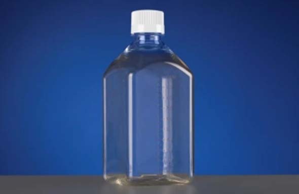1000 mL PETG Square Storage Bottle, Sterile, 4/pk, 12/cs