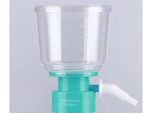 ボトルトップフィルター(フィルタトップのみ)250mL 0.45 μm PVDFメンブレン 滅菌
