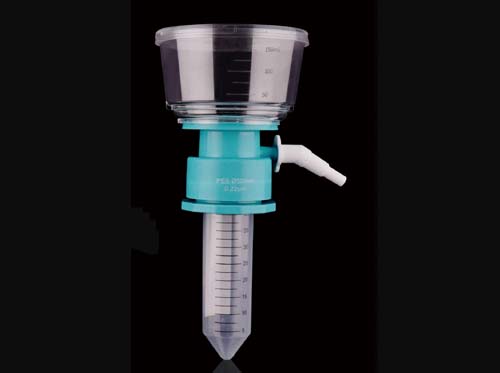 50 mL Bottle Top Vacuum Filter, 0.45 μm, PES, Sterile,1/pk, 24/cs