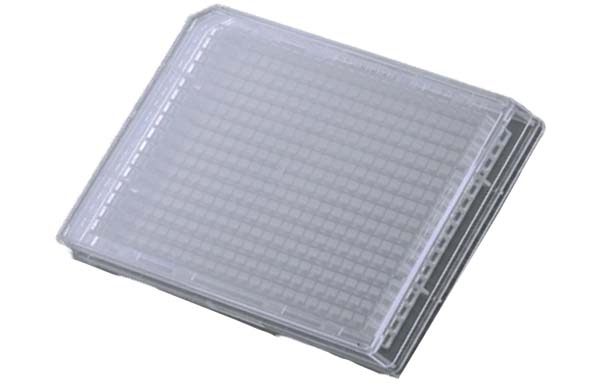 384 Well Cell Culture Plate, Clear, Flat bottom, TC, Sterile