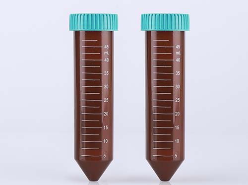 遠心管 コニカル型 50mL ブラウン プレミアム ラック 滅菌