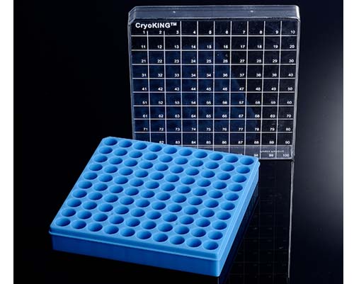 CryoKING クライオジェニックボックス 133x133x95mm 81穴 P.C製