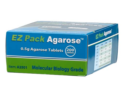 EZ Pack(TM) アガロース タブレット
