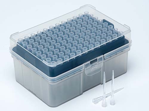 10ul フィルターチップ, ラック入り, 滅菌,DNase & RNase フリー,PP, UHMWPEフィルター.Extra-long,低吸着