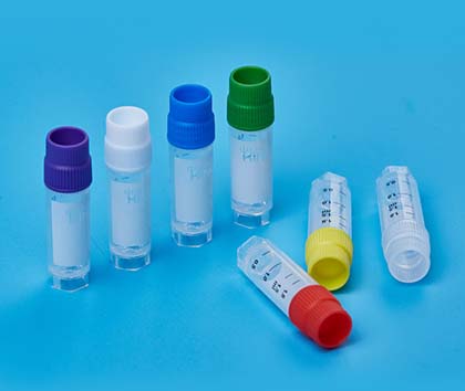 CryoKINGバイアル 2.0ml 自立型 滅菌 アウターキャップ クリア