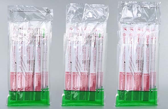 CellSafeプラスチックピペット 25mL プラ/プラ包装 個装 トリプルバッグ