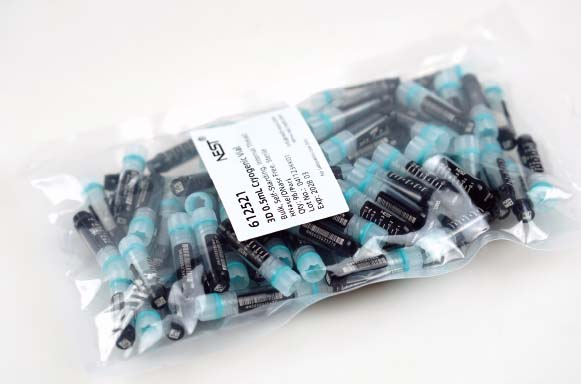 3コードクライオバイアルチューブ 6.0mL アウターキャップ 自立型 バルク 滅菌