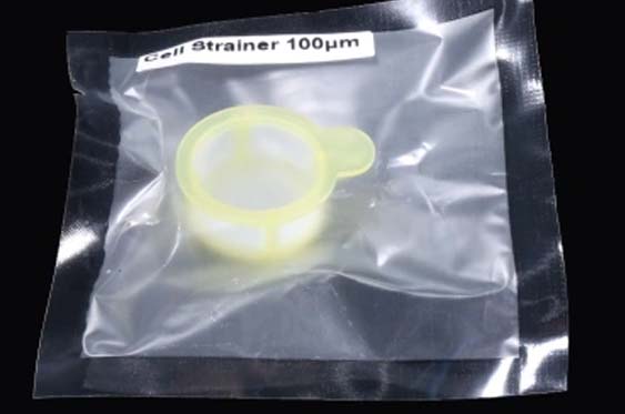 100μmセルストレーナー　個装滅菌