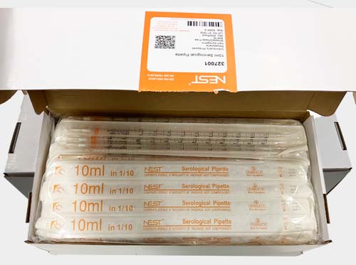 プラスチックピペット　100 mL紙/プラ包装　個装滅菌