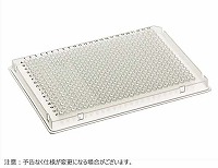 384ウェル PCRプレート 切り込み A24 ABIタイプ クリア