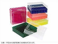 BMS クライオバイアルチューブストレージラック 100本立 1.0/1.8mL用 アソート