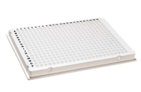 384ウェル PCRプレート 切り込み A24 ABIタイプ ホワイト