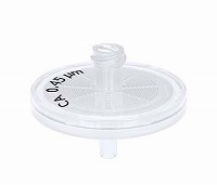 ABLUOシリンジフィルター 直径Φ25mm FLL/MLS アクリル クリアーCA 0.45μm 滅菌