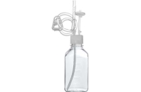 メディアボトル用クローズドステム 500mL 2ポート 1/4"" ID, 3/8"" OD,60cm ルアーロック(メス)コネクター