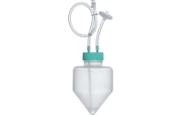 遠心ボトル用クローズドシステム 500mL 1/8"" ID, 1/4"" OD,50cm ルアーロック(オス)コネクター