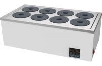 WB100-8Fウォーターバス 8チャンバー 空焚防止機能