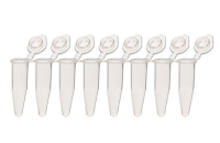 8連PCRチューブ フラットキャップ付 クリア