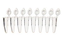 8連PCRチューブ　0.2uL　個別キャップ付　フラットキャップ