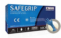 手袋 ラテックスグローブ パウダーフリー SAFEGRIP S