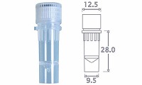 Tサンプルストックチューブ 0.5ml 自立型 ナチュラル 滅菌