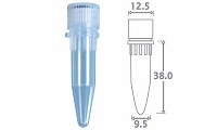 Tサンプルストックチューブ 1.5ml コニカル型 ナチュラル 滅菌