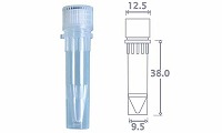 Tサンプルストックチューブ 1.5ml 自立型 ナチュラル　滅菌