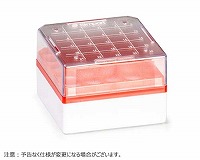 CRYOSTORE(TM) 保存ボックス クライオチューブ 1ml-2ml用 25本立 レッド